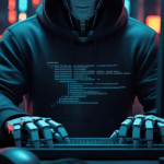 Robot devant un ordinateur